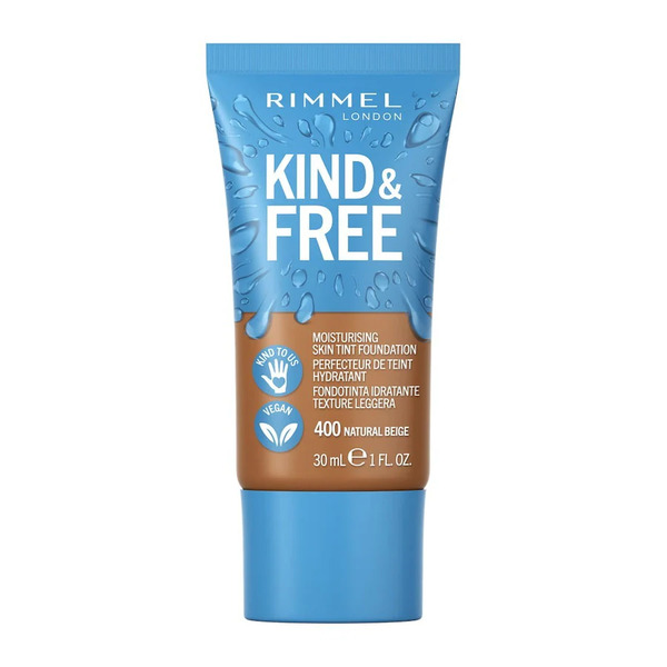  Rimmel London   Kind And Free Skin Tint Moisturising Foundation Bases De Maquillaje 30 Ml Natural Beige 