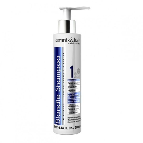  Somnis&hair   Blondie Hair Shampoo Champú Cabellos Teñidos O Con Canas Especial Rubios Champús En Seco 300 Ml Unisex 