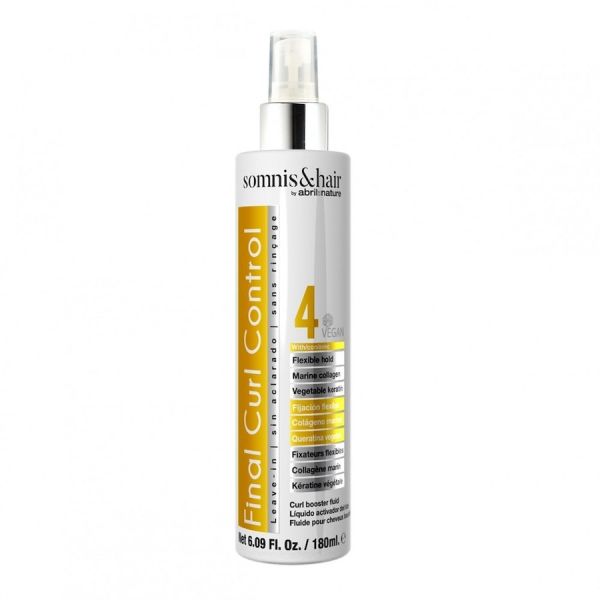  Somnis&hair   Final Curl Control Finalizador Brillo Cabellos Rizados Acondicionadores Sin Aclarado 180 Ml Unisex 