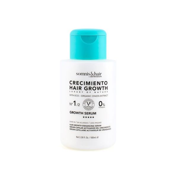  Somnis&hair   Sérum Hair Growth No.1/2 Potenciador Del Crecimiento 0% Parabenos Sérums Y Aceites Capilares 100 Ml Unisex 