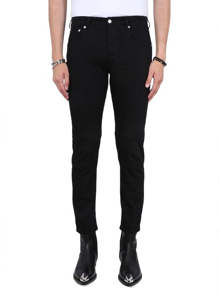  Alexander Mcqueen Biker Jeans 