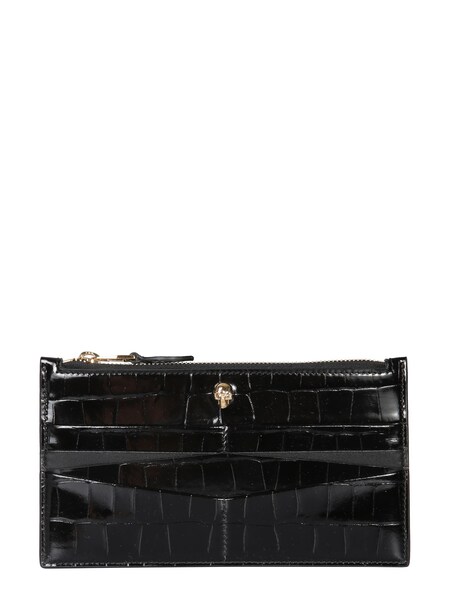  Alexander Mcqueen Flat Wallet With Zipper 