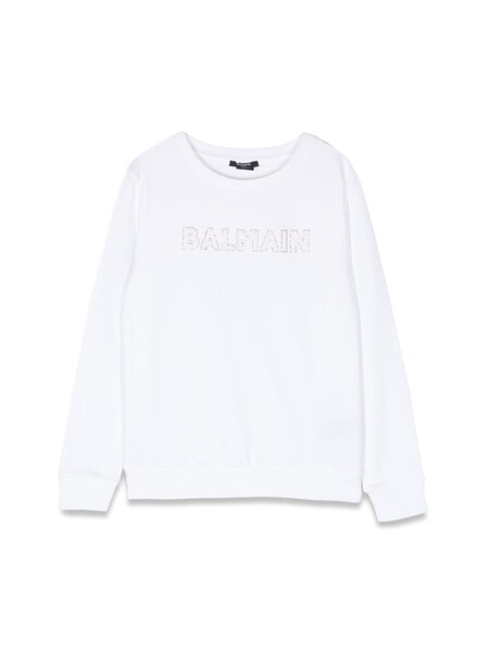  Balmain Logo Crewneck Sweatshirt 