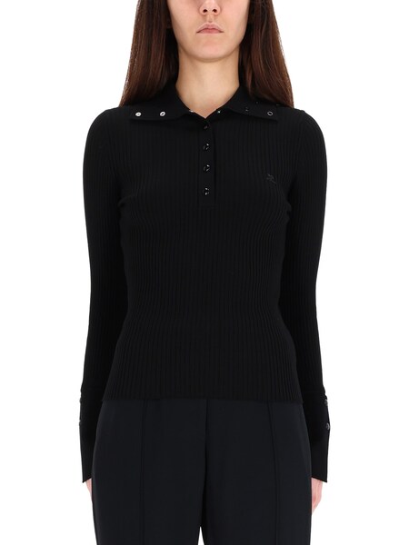  Courreges Ribbed Polos. 