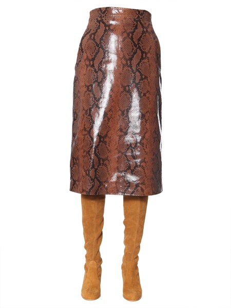  Dsquared Python Print Skirt 