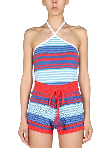  Gallo 1927 Striped Pattern Top 