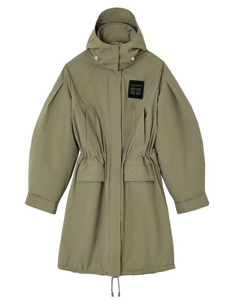  Ganni tri-layer Parka 