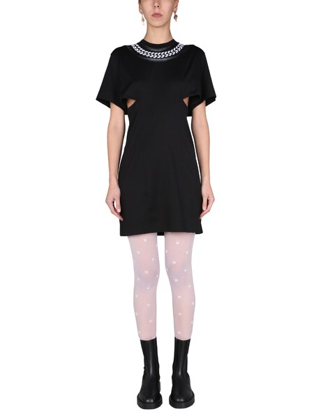  Givenchy Dress With 3d chain Print 