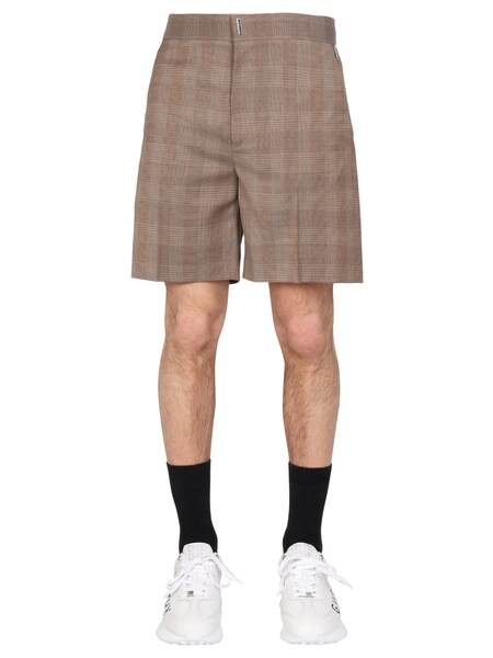  Givenchy Prince Of Wales Pattern Bermuda 