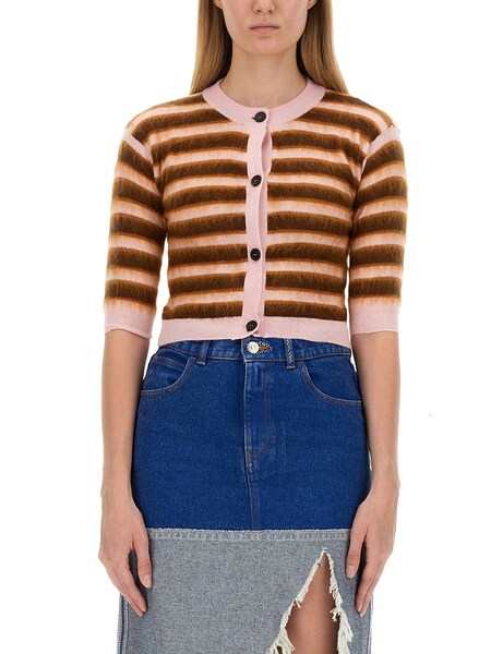  Marni Cardigan With Stripe Pattern 