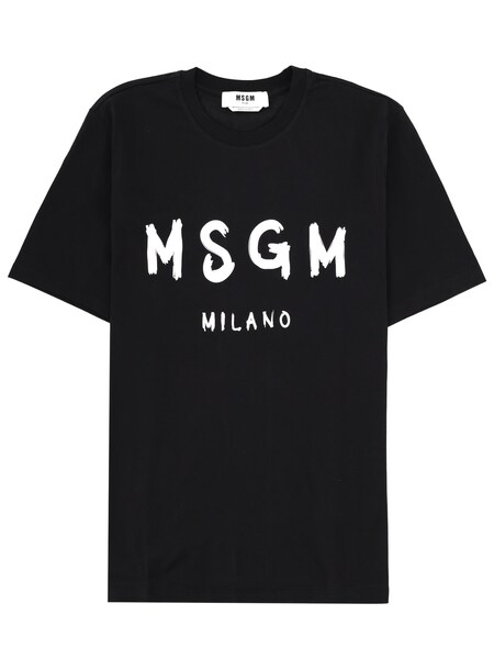  Msgm T-shirt In Cotone 