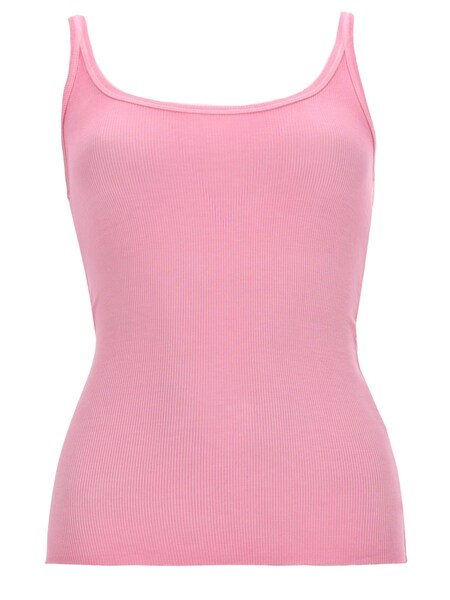  Msgm Tank Top In Viscosa 