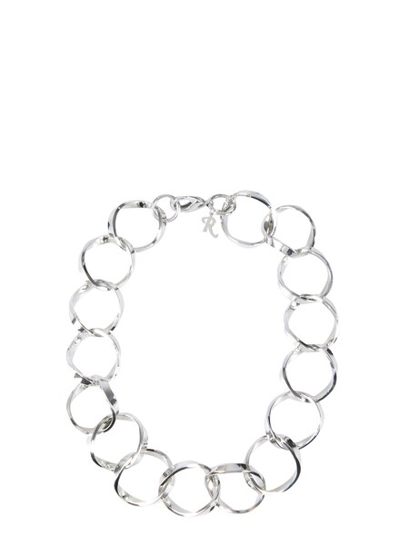  Raf Simons Linked Rings Necklace 