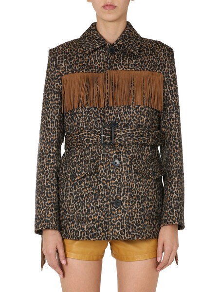  Saint Laurent Jacket With Fringes 