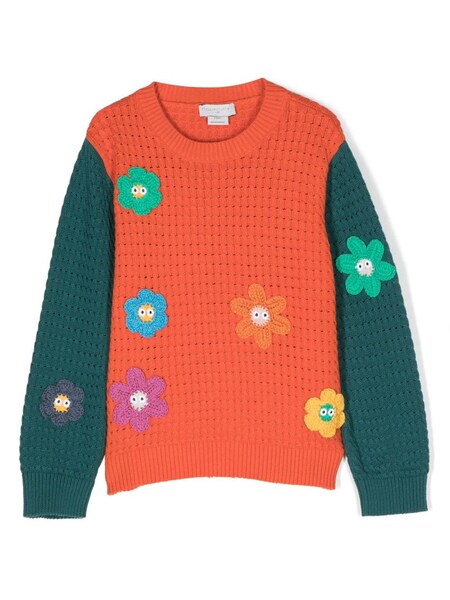  Stella Mccartney flowers Crew Neck Pullover 