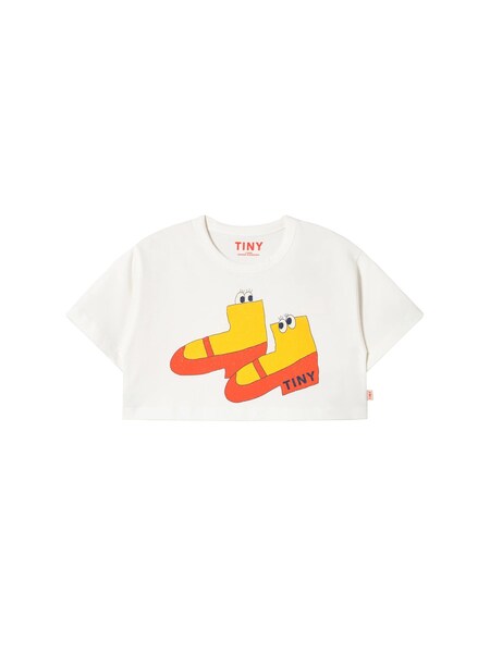  Tinycottons Crop T-shirt walk 
