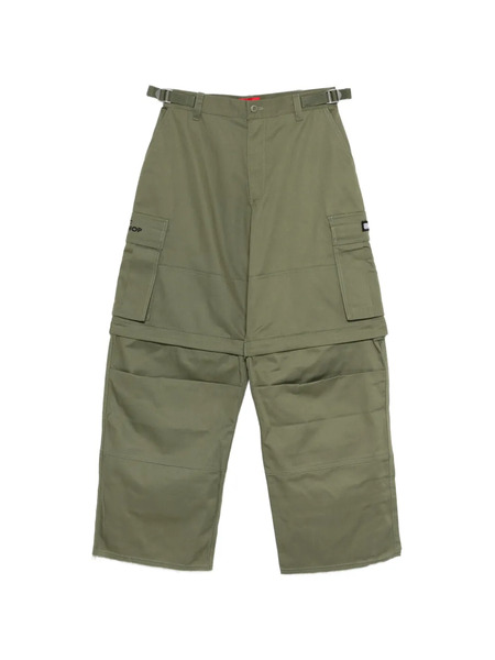  032c Pantalones Cargo Con Detalle De Hebilla - Verde 