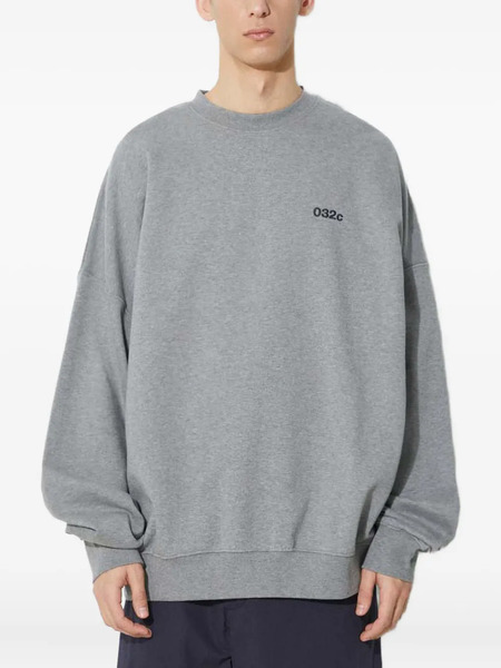  032c Sudadera Con Logo Estampado - Gris 