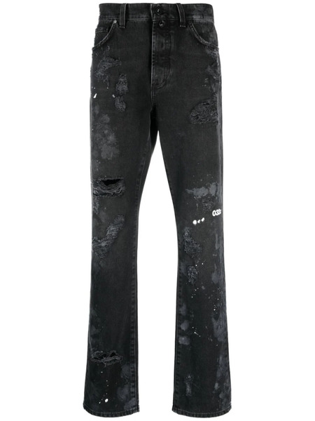  032c Vaqueros Double Shift Painter Con Acabado Envejecido - Gris 