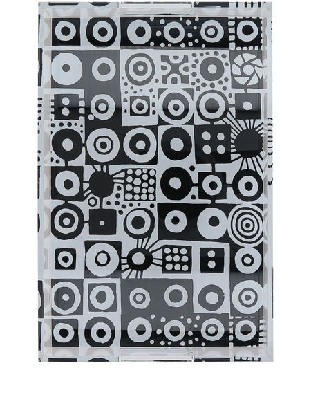  10 Corso Como Bandeja Estampada - Negro 
