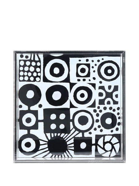  10 Corso Como Estuche Con Estampado Gráfico - Negro 