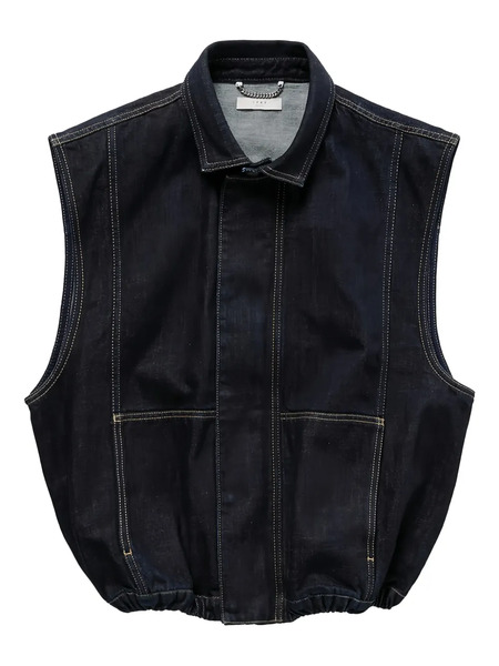  1989 Studio Chaleco Vaquero - Azul 