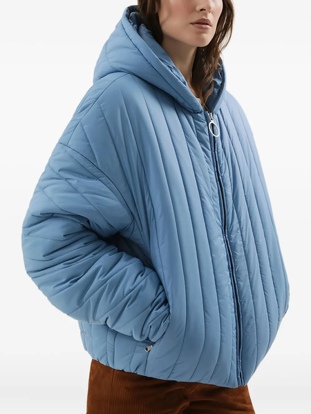  1989 Studio Chaqueta Bómber Con Capucha - Azul 