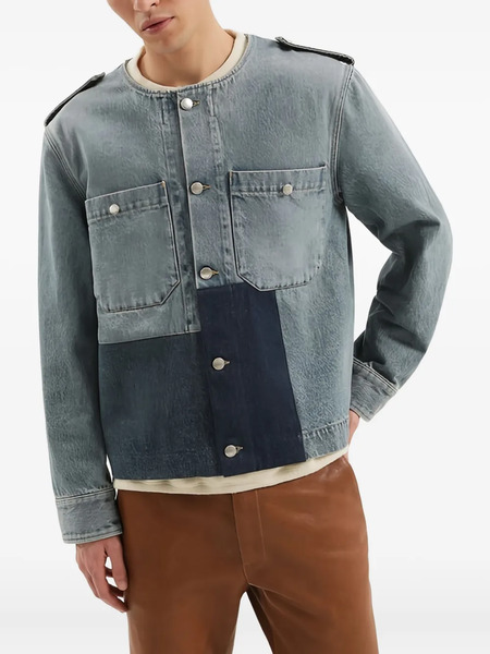  1989 Studio Chaqueta Con Diseño Patchwork - Azul 