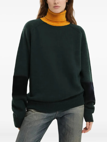 1989 Studio Jersey Con Cuello Vuelto - Verde 