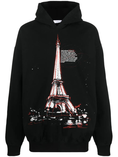  1989 Studio Sudadera Eiffel Con Capucha - Negro 