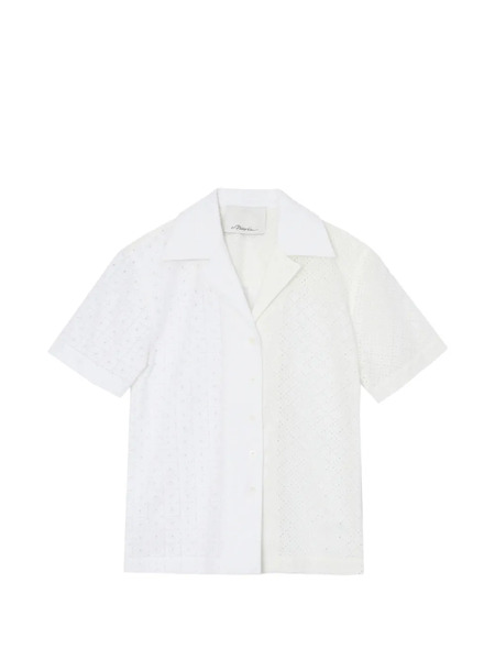  3.1 Phillip Lim Camisa Con Diseño Patchwork - Blanco 