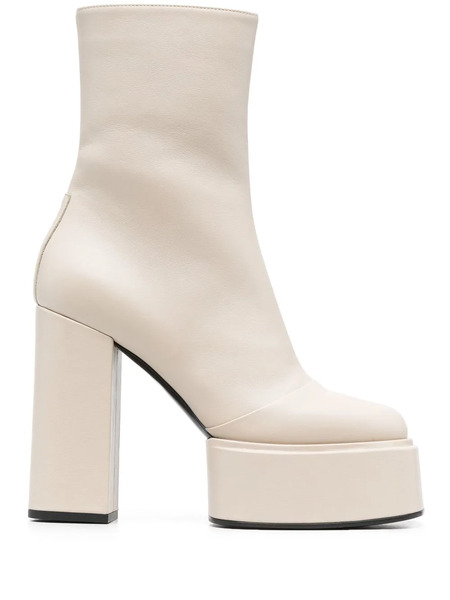  3juin Botines Con Plataforma - Neutro 