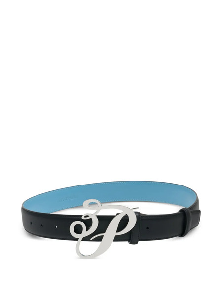  3.paradis Cinturón 3p Cursive Con Logo - Negro 