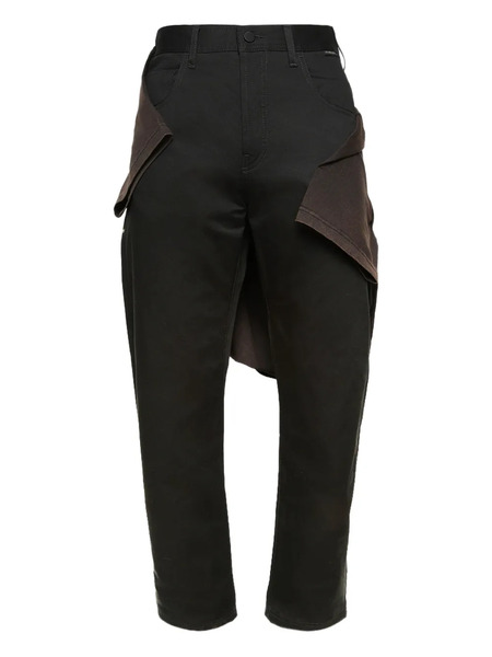  44 Label Group Buttoned Trousers - Negro 