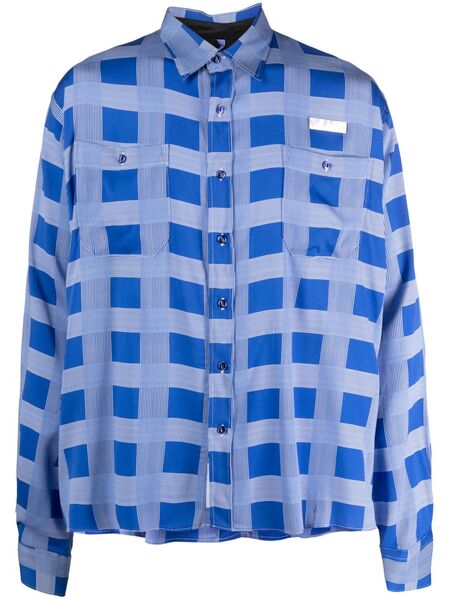  4sdesigns Camisa A Cuadros - Azul 