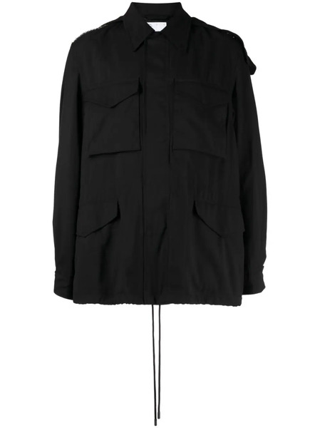  4sdesigns Chaqueta Con Panel En Contraste - Negro 