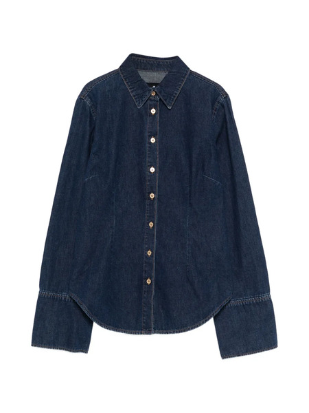  7 For All Mankind Camisa Con Botones - Azul 