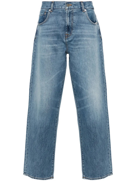  7 For All Mankind Pantalones Ryan Rectos - Azul 