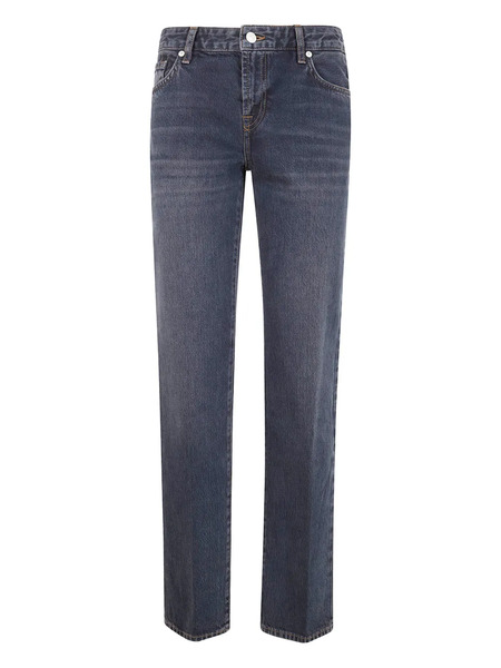  7 For All Mankind Vaqueros Con Cinco Bolsillos - Gris 
