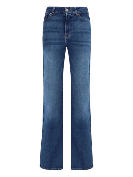  7 For All Mankind Vaqueros Con Diseño De Cinco Bolsillos - Azul 