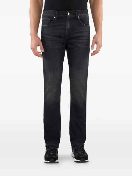  7 For All Mankind Vaqueros Con Efecto Lavado - Gris 