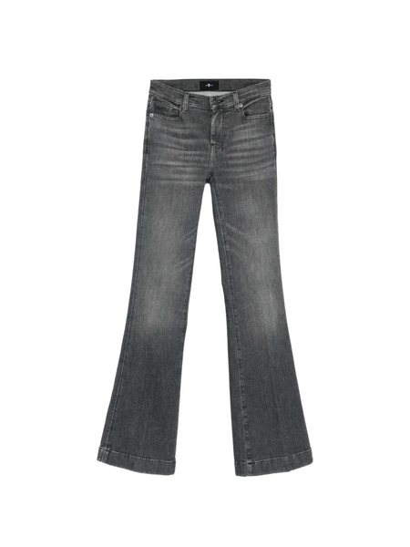  7 For All Mankind Vaqueros Dojo Acampanados - Gris 