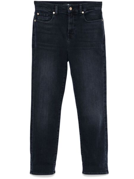  7 For All Mankind Vaqueros Skinny Con Diseño Holgado - Azul 