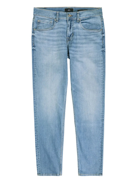  7 For All Mankind Vaqueros Slim Con Cinco Bolsillos - Azul 