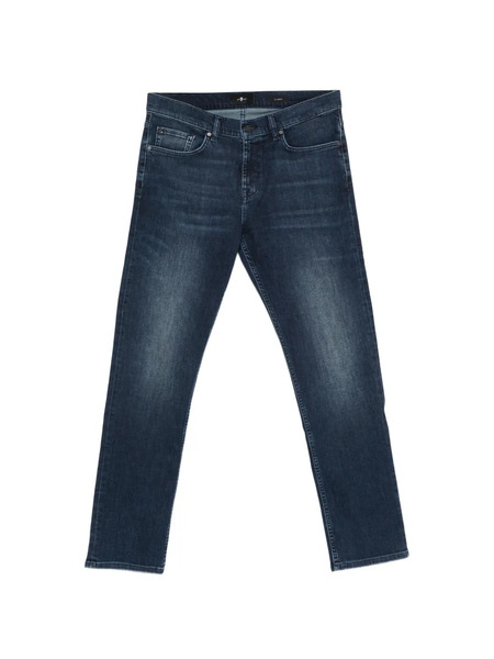  7 For All Mankind Vaqueros Slimmy Con Cinco Bolsillos - Azul 