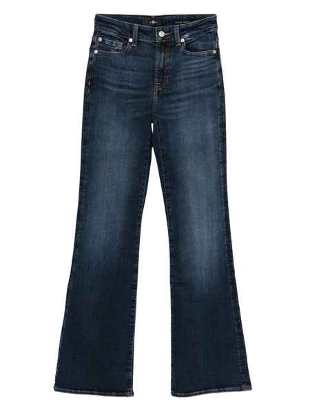  7 For All Mankind Vaqueros The Leggy Con Cinco Bolsillos - Azul 