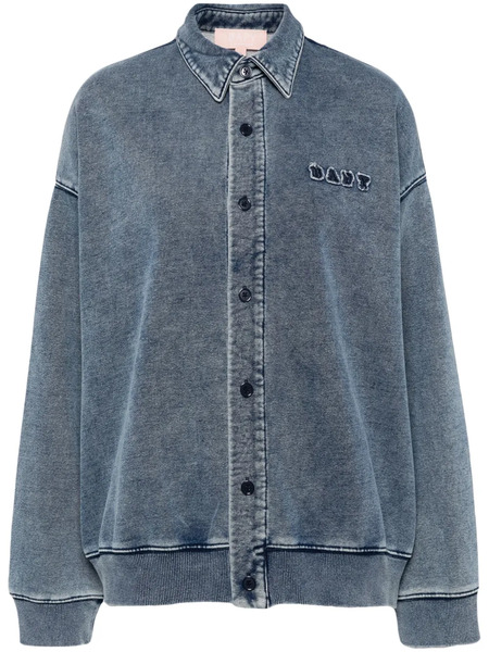  A Bathing Ape® Camisa Con Parche Del Logo - Azul 