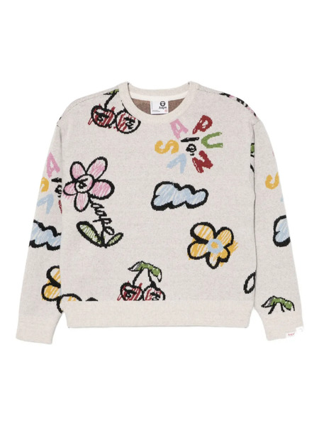  A Bathing Ape® Jersey Con Estampado Gráfico - Neutro 