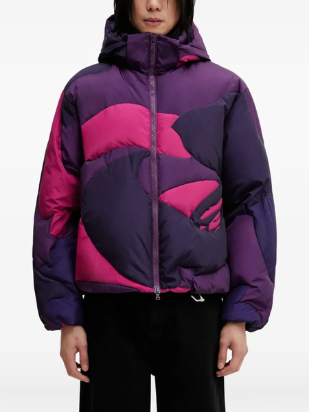  A Bathing Ape® Mega Color Camo Patterned Hooded Jacket - Morado 