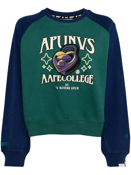  A Bathing Ape® Sudadera Con Estampado Gráfico - Verde 